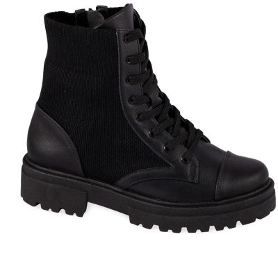 Coturno Preto Meia Camila