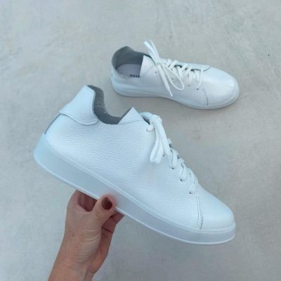 Tênis Couro Branco Ester