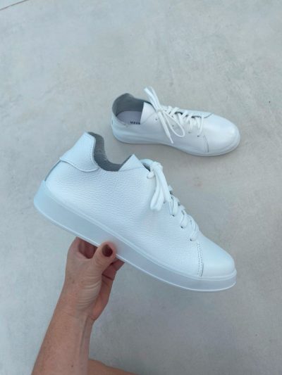 Tênis Couro Branco Ester