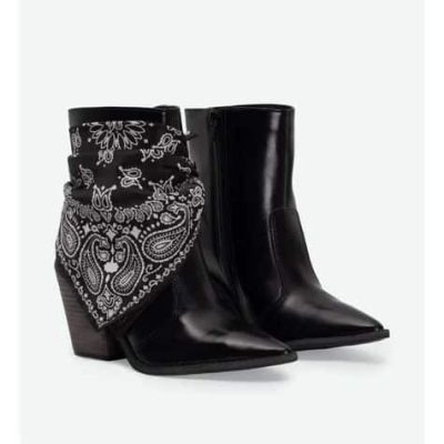 Bota Western Preta Laura