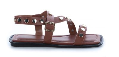 Rasteira Luna Caramelo