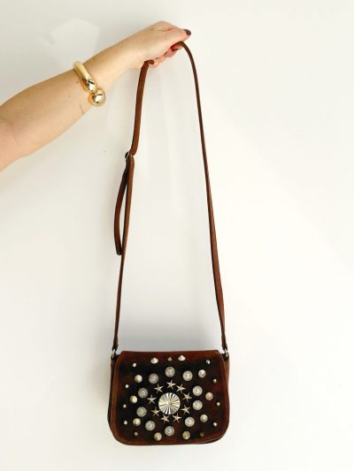 Bolsa Transversal Marrom