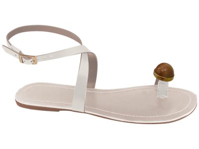 Rasteira Amara Branca