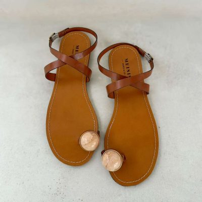 Rasteira Amara Marrom