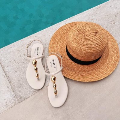 Rasteira Isadora Off White