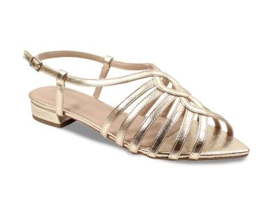 Sandália Iara Dourada