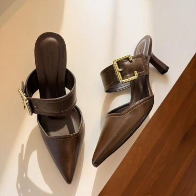 Scarpin Cassandra Café